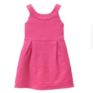 Janie and Jack Pretty Panama dot jacquard dress 2T